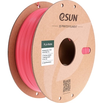 eSUN PLA-Matte Strawberry Red - 1, 75 mm / 1000 g (PLA-MT175O-CR1P1)