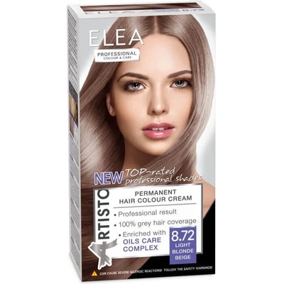 Elea Professional Боя за коса 8.72 Light Blond Beige