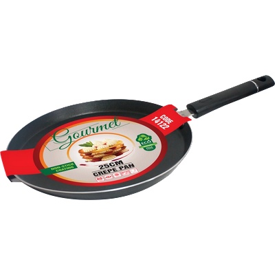 BR-Тиган за палачинки с незалепващо покритие Ø28cm ЧЕРЕН (14122-28) (0182238)