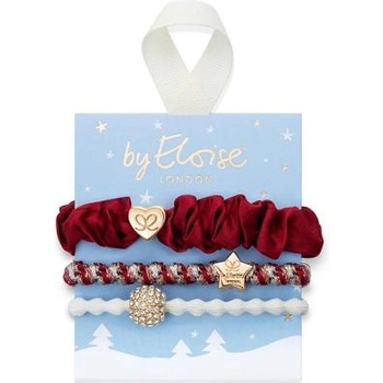 By Eloise London Set Candy Cane Sparkle комплект ластици за коса