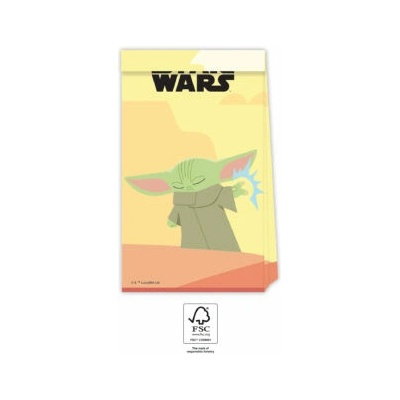 Procos Procos Dárkové párty tašky - Star Wars The Mandalorian