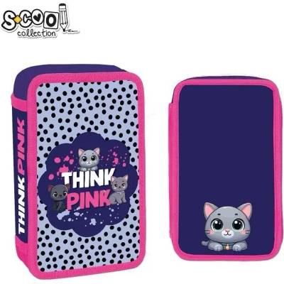 S-Cool Несесер с 2 ципа scool think pink 29 части