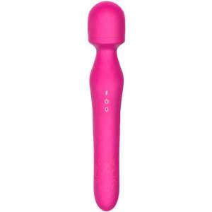 Mokko Вибриращ Wand Масажор от медицински силикон "CLAIRE PINK" 23.7 см