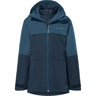 VAUDE Детско 3-в-1 яке Vaude Kid's Snow Cup 3in1 Jacket III 3-in-1 jacket - Baltic Sea - размер 104 (EU) (703-5138-0413)
