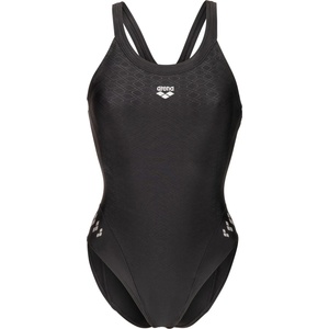 arena Дамски бански костюм Arena Women's Monoglow Swimsuit One Piece Swimsuit - Black Multi / Black - размер 42 (EU) (150-6707-0115)