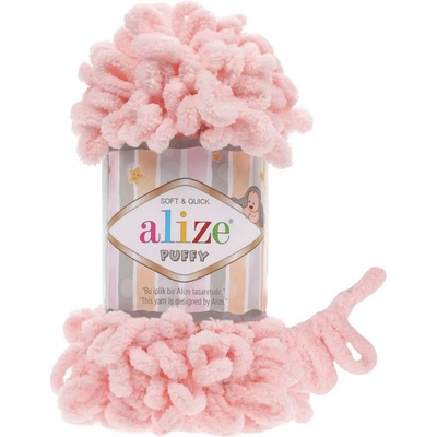 ALIZE Puffy 340 lososově růžová