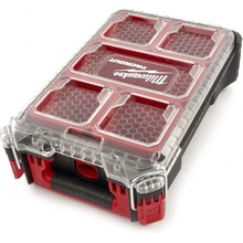 MILWAUKEE 4932464083 organizer PACKOUT střední nárazuvzdorný polymer, IP65, 5 samostatných boxů