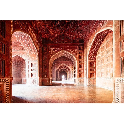 Plakát, Obraz - Taj Mahal Mosque India, ferrantraite, 40 × 26.7 cm
