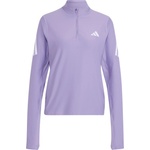 adidas Дамска тениска adidas Women's ADI365 Running Iconic Half Zip Running shirt - Magic Lilac - размер XS (916-7576-0312)