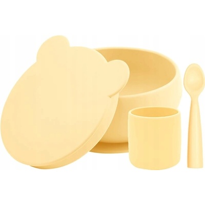 Minikoioi Set na stolovanie BLW I Mellow Yellow 3 ks