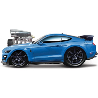 Maisto Muscle Machines 2020 Mustang Shelby GT500 modrý 1:64