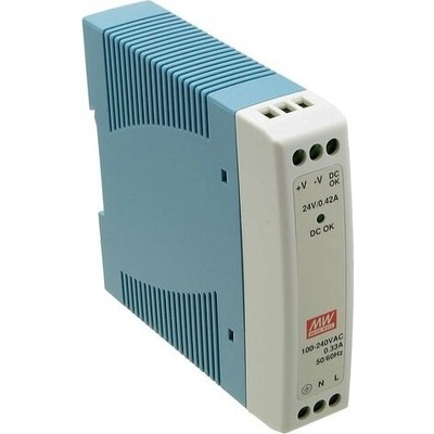 Mean Well MDR-10-12 Průmyslový napájecí zdroj 12V 10W na DIN lištu