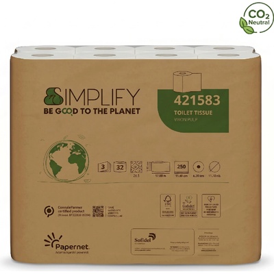 Papernet Carbon Neutral 3-vrstvý 32 ks