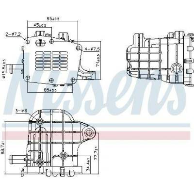 Chladič, recirkulace spalin NISSENS 989481
