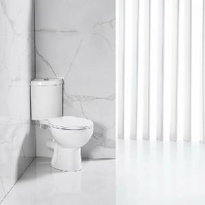 Inter Ceramic Тоалетна чиния Inter Ceramic Rimless в бяло с ъглово казанче и капак с бързо освобождаване (7636P RIMLESS)