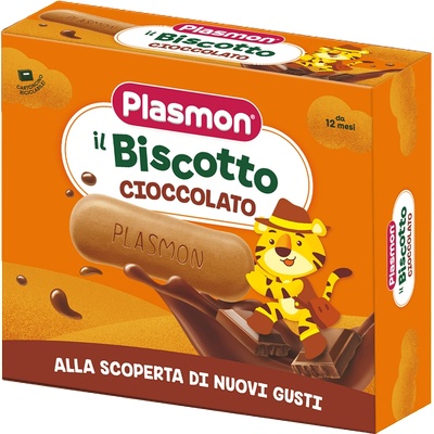Plasmon БИСКВИТИ ЗА ДЕЦА С КАКАО Plasmon, 12+М (1714)
