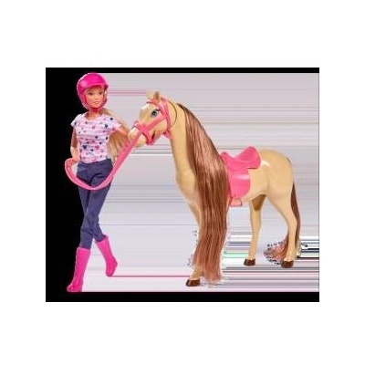 Simba Toys Steffi doll with horse in Simba dzokejki outfit