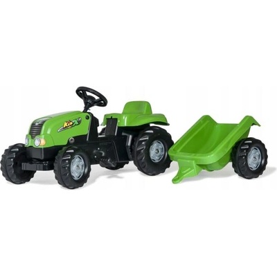 Rolly Toys Педално тракторче Rolly Kid с ремарке - зеленo (012169)