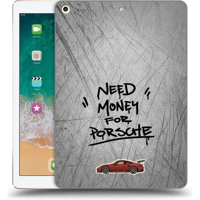 Picasee silikónový prehľadný obal pre Apple iPad 9.7 2017 5. gen Grey Drift