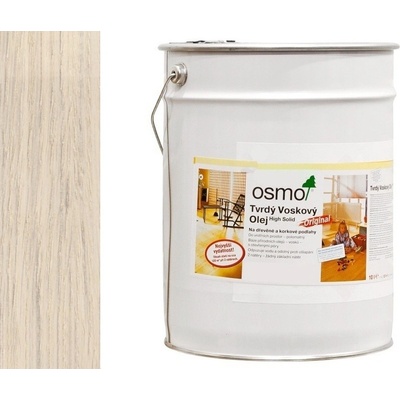 Osmo 3040 Tvrdý voskový olej farebný 25 l Biely
