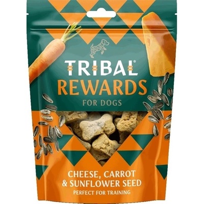 Tribal Rewards Cheese & Carrot & Sunflower Seed maškrta pre psov 125 g