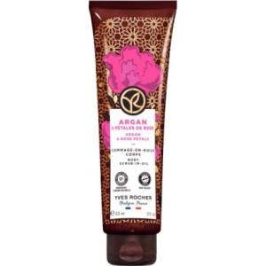 Yves Rocher BAIN NATURE Ексфолиант за тяло Арган и роза 150 ml