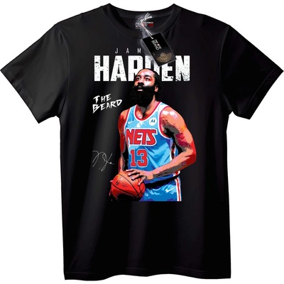 NOONEBRAND Тениска James Harden Брадата - 5XL, White
