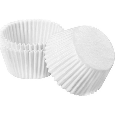 Cakesicq Košíčky na muffiny bílé 50x30mm 1000ks