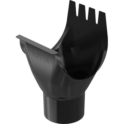 Bryza STAL Odkvapový žľab 125 / 90 mm čierny