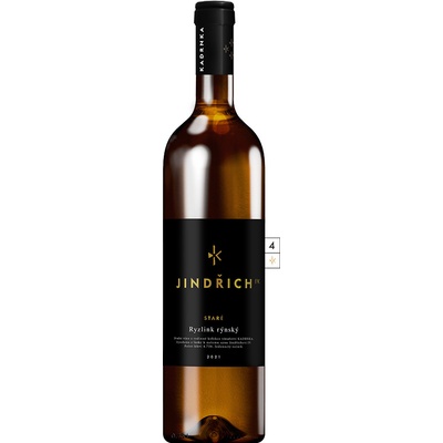 Kadrnka Jindřich IV. Ryzlink rýnský pozdní sběr K4 2024 13% 0,75 l (čistá fľaša)