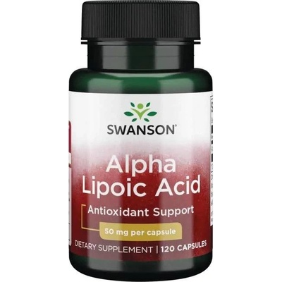 Swanson Alpha Lipoic Acid 100 mg 120 kapslí
