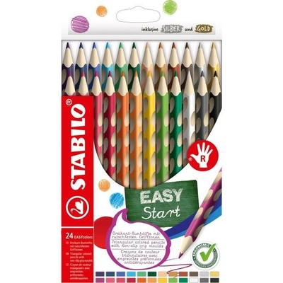 Stabilo Easycolors drevené farbičky P sada 24 ks 332 24