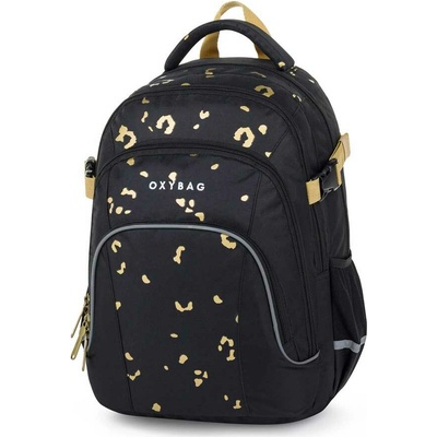 Oxybag batoh SCOOLER MAGNOLIA černá žlutá