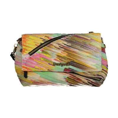 Desigual Stylová dámská kabelka 27.0X16.0X10.0cm žlutá
