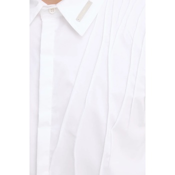 Heliot emil Памучна риза Heliot Emil мъжка в бяло със стандартна кройка с класическа яка PRESS25_M_05_061_WHT02 (SS25.M.05.061.WHT02)