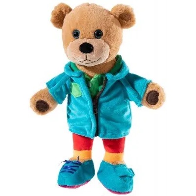 HEUNEC - Мече с дрешки "Научи ме", 30 см