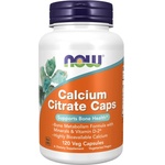 NOW NOW Calcium Citrate with Minerals & Vitamin D-2, 120 vcaps