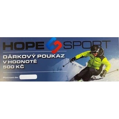 Hope Sport Dárkový poukaz 500Kč