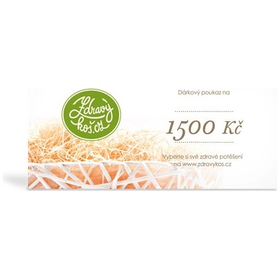 Zdravýkoš Voucher 1 500 Kč