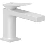 Kludi Decus - Смесител за умивалник с излив „Push-Open, EcoPlus, матово бяло 542675375 (542675375)