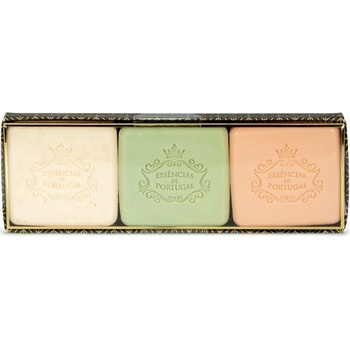 Essencias de Portugal sada tuhých mydiel biely jazmín eukalyptus & červené ovocie 3 x 80 g