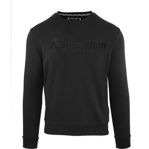 Aquascutum Блуза Aquascutum Men's Roundnk Sweat Crew Sweatshirt - Black
