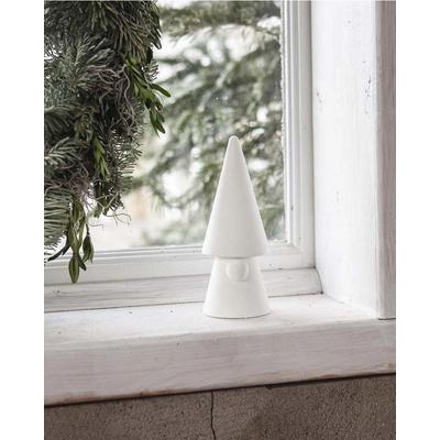 Storefactory Scandinavia Keramická dekorace Santa Evert White 15 cm