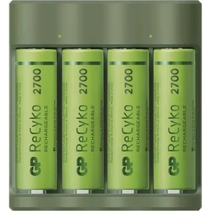 GP Batteries USB Everyday B421 Зарядно устройство за батерии + 4xAA GP ReCyko 2700 B52427U (B52427U)