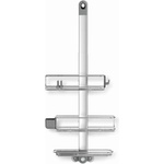 simplehuman - Полка за душ Caddy Plus - окачена, регулируема, от неръждаема стомана BT1099 (BT1099)