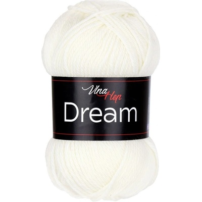 Vlna - Hep příze Dream 6002 bílá