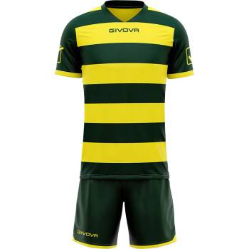 Givova Къси панталони Givova Rugby Kit Jersey with Shorts green/yellow