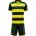 Givova Къси панталони Givova Rugby Kit Jersey with Shorts green/yellow