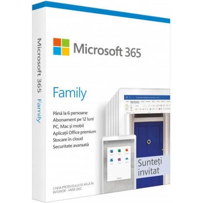 Microsoft 365 Family EuroZone Subs Medialess P6 ENG (1 Year) (6GQ-01150)