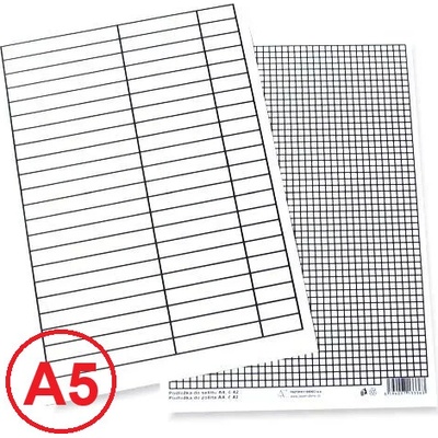 Podložka papírová A5 linka čtvereček POD 52